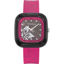 Tekday Children's Pink Plastic Flower Watch ...