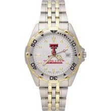 Texas Tech Red Raiders Men's All Star Bracelet Watch LogoArt