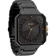 The Platform Watch for Men - One Size - Matte Black / Gold