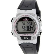 Timex 10 Lap Memory Chrono Watch (black / Silver)