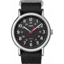 Timex Black One-Size T2N647PF Weekender Watch