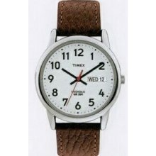 Timex Brown/Silver Core Easy Reader Full Size Watch