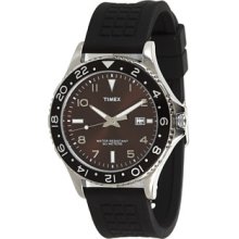 Timex Gent's Sport Black Rubber Strap T2P029 Watch