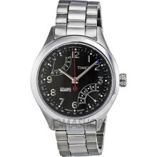 Timex Intelligent Perpetual Calendar Black Dial Stainless Steel M ...