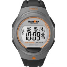 Timex Men's Ironman T5K607 Black Resin Quartz Watch with Digital Dial