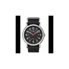 Timex T2N647 Unisex Weekender Watch Black Nylon Strap