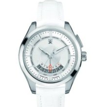 Timex Tx 400 Perpetual White Leather T3c503 Men's Watch