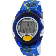 Timex Unisex Kids T7B889 Blue Nylon Quartz Watch with Digital Dial