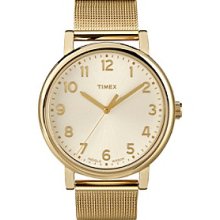 Timex Women's Originals with Gold Classic round Dial and Goldtone