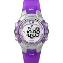 Timex Women's T5K459 1440 Sports Digital Silvertone Case Translucent