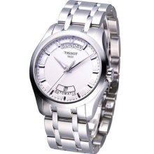 Tissot Couturier Automatic Mechanical Swiss Watch White T0354071103100