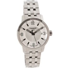 Tissot Men's PRC 200 Swiss Made Quartz Stainless Steel Bracelet Watch