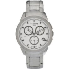 Tissot Men's Titanium White Dial Watch ...