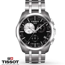 Tissot Men's Watch Couturier GMT T0354391105100- Men's Watches