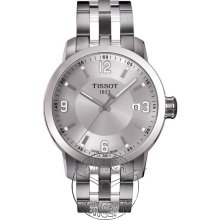 Tissot Prc200 wrist watches: Prc200 Silver Dial Bracelet t055.410.11.0