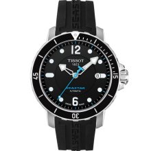 Tissot Seastar Men's Black Automatic Sport Watch T0664071705700