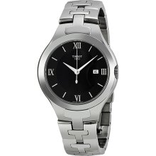 Tissot T-Trend T12 Black Dial Stainless Steel Ladies Watch T0822101105800