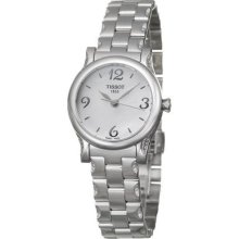 Tissot Women's T-classic Stainless Steel Quartz Diamond Watch T028210111701