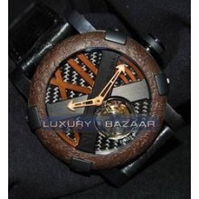 Titanic-DNA - rusted steel T-OXY III Tourbillon / Bronze