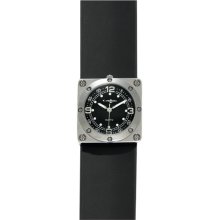 Titanium Slap Watch Black