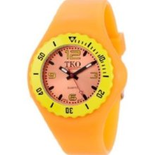 TKO ORLOGI Womens TK595OR Beach Lightweight Orange Rubber