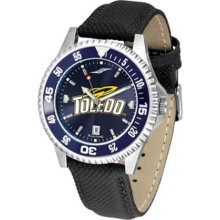 Toledo Rockets Mens Leather Anochrome Watch