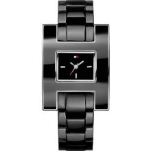 Tommy Hilfiger 1781187 Jacqueline Black Dial Plastic Women's Watch