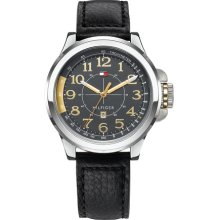 Tommy Hilfiger Black Strap Sports Watch