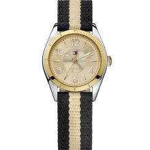 Tommy Hilfiger Round Nylon Strap Watch