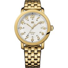 Tommy Hilfiger Watch, Womens Gold-Tone Stainless Steel Bracelet 38mm 1