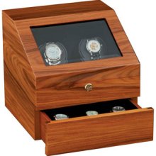 Top Quality Orbita Siena Executive 2 Watch Winder Box W/storage