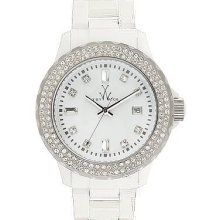 Toywatch classic plasteramic crystallized watch. 32208-wh