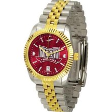 Troy University Trojans Men's Stainless Steel Alumni Dress Watch