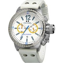 TW Steel CEO California Chronograph White Dial Ladies Watch CE1043