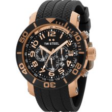 TW Steel Chronograph Watch Black