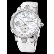 Ulysse Nardin Executive Dual Time Ladies Watch 243-10B-691