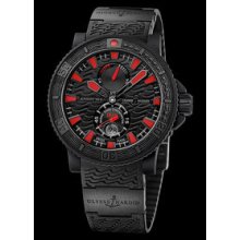 Ulysse Nardin Maxi Marine Black Sea Steel Watch 263-92-3C