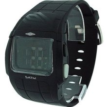 Umbro Gents Multi Function Digital Rubber Black Strap Sport Watch (new In Box)