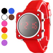 Unisex Sport Style Silcone LED Digital Wrist Watch (Assorted Colors)