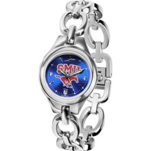 University of Akron Zips Men's Stainless Steel Logo Watch