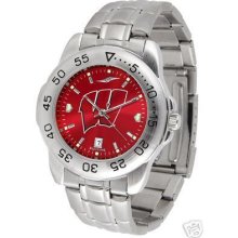 University Of Wisconsin Badgers Mens Sports Wrist Watch