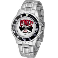 UNLV Runnin Rebels Mens Steel Bandwrist Watch