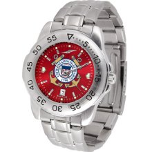 US Coast Guard Sport Steel Band AnoChrome-Men's Watch