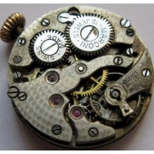 Used Marconi Movement Early As ? 15j. Incomplete Watch For Part