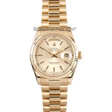 Used Rolex Presidential Gold Day-Date 118238 Mens