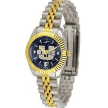 Utah State University UTU Ladies Gold Dress Watch