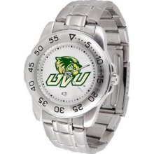 Utah Valley State Wolverines NCAA Mens Sports Steel Watch ...