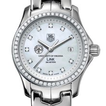 UVA TAG Heuer Watch - Women's Link Watch w/ Diamond Bezel