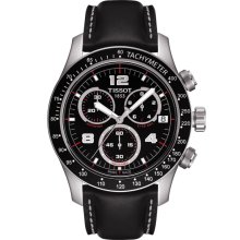 V8 Men's Black Quartz Chronograph Sport Watch