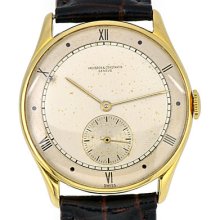 Vacheron & Constantin Circa 1940's 18k Solid Gold Manual Wind 35mm